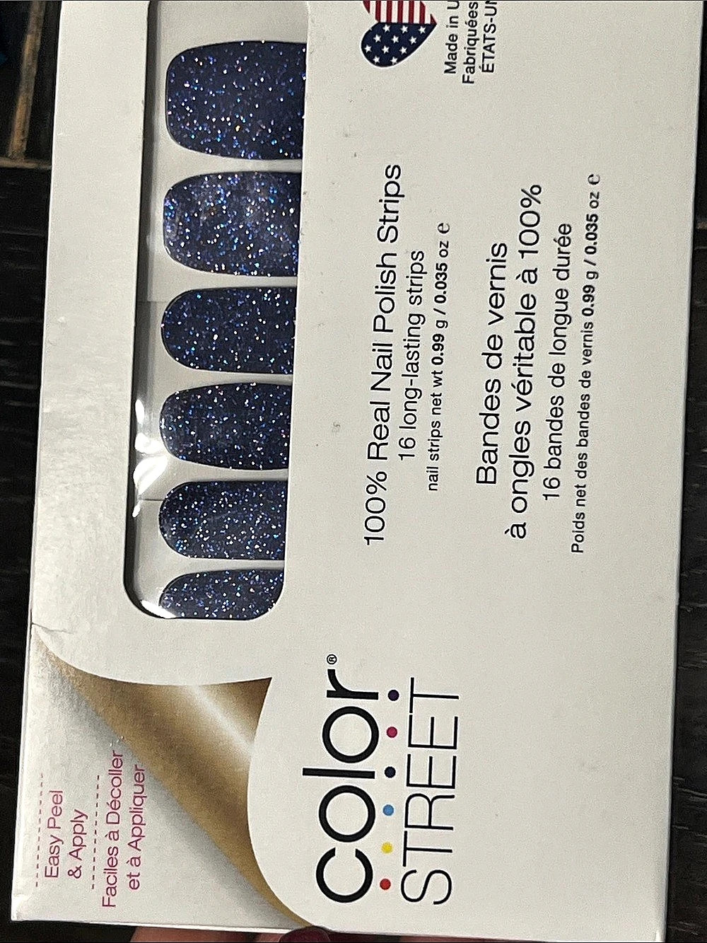 Color Street Twilight Hour Blue & Purple Nail Strips NWT